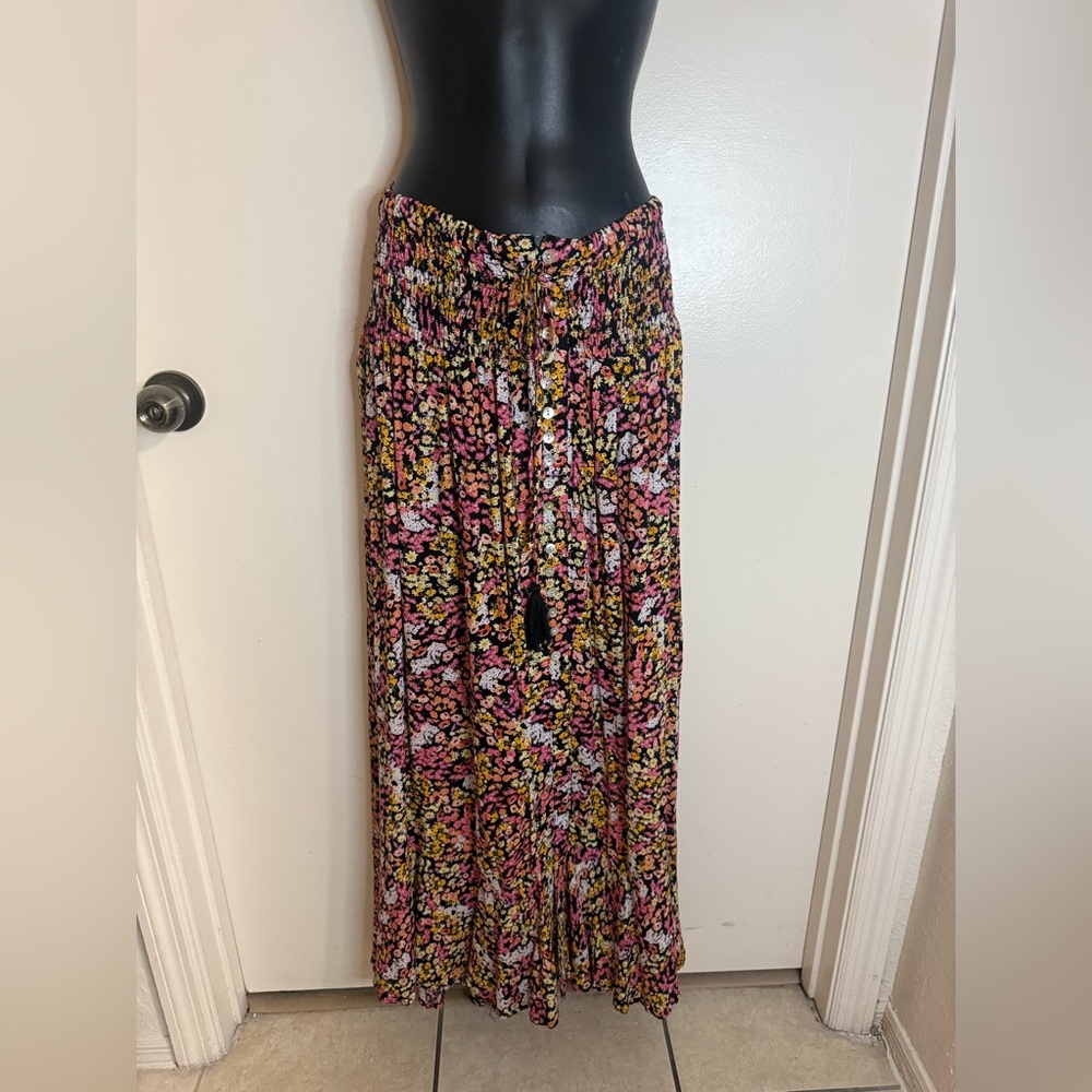 Vibrant A-Line Skirt - Multicolor